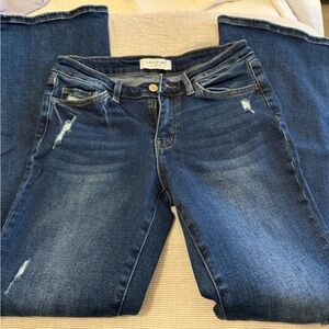 Loveret by Vervet Dark Denim bootcut jeans. Size 29/9 inseam 30-31”